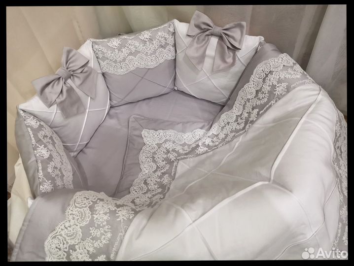 Бортики в кроватку на заказ