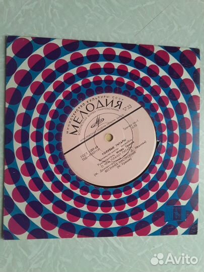 Пластинка. Миньон. Голубые гитары