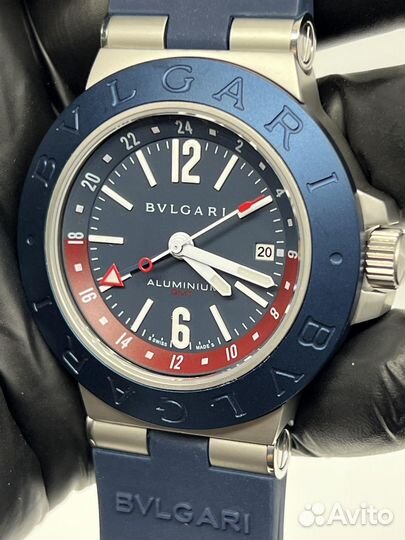 Часы Bvlgari Diagono Aluminium GMT 40mm