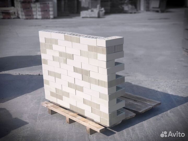 Кирпич керамический лицевой белый дерево Строма