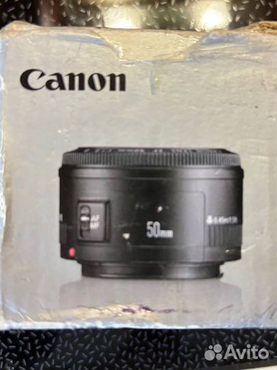 Объектив canon 50mm 1 8