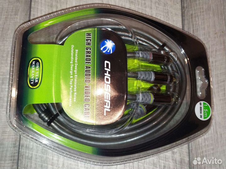 Шнур MQ DVD component video cable, длина 1.8м