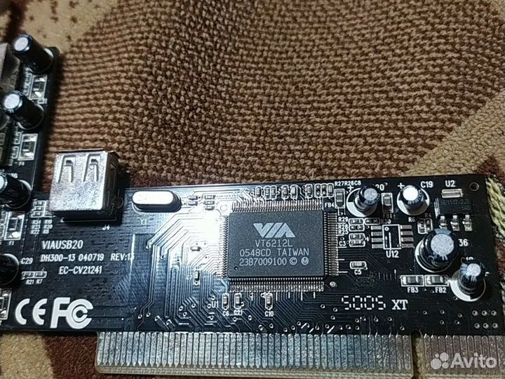 Контролёр PCI VIA 4+1 5xUSB 2.0