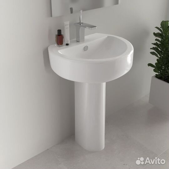 Раковина Sanita Luxe Best Luxe 55, белая (bstslwb