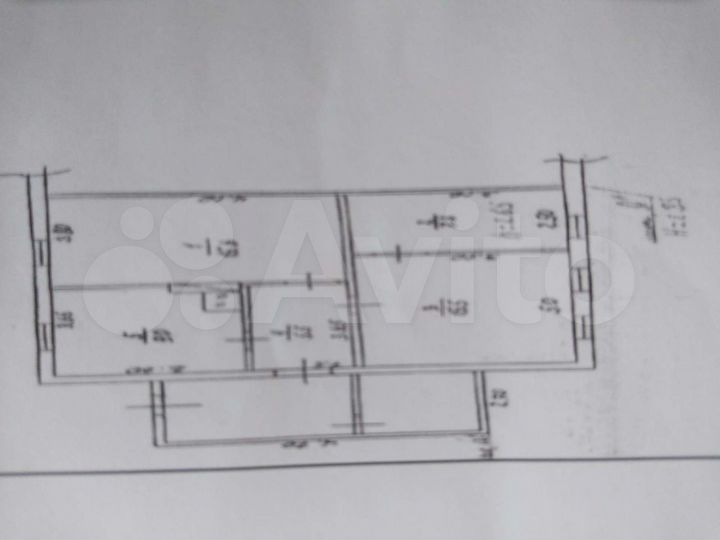 Дом 53,4 м² на участке 95 сот.