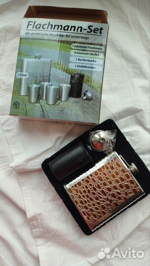 Фляжка из нержавейки