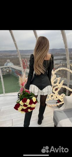 Платье экокожа 42-44