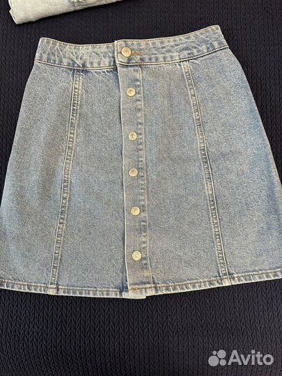 Джинсовая юбка pull bear