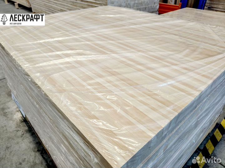 Мебельный щит 18*600*4000 мм сорт C, сращенный