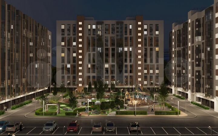 3-к. квартира, 48,5 м², 1/10 эт.