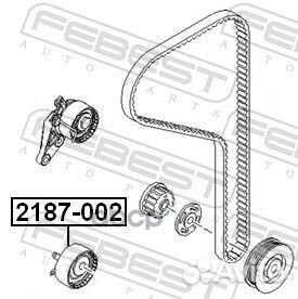 Ролик натяжной грм ford focus II 2187-002 21870