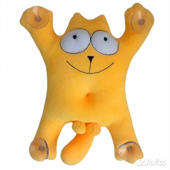 Кот на присосках для авто