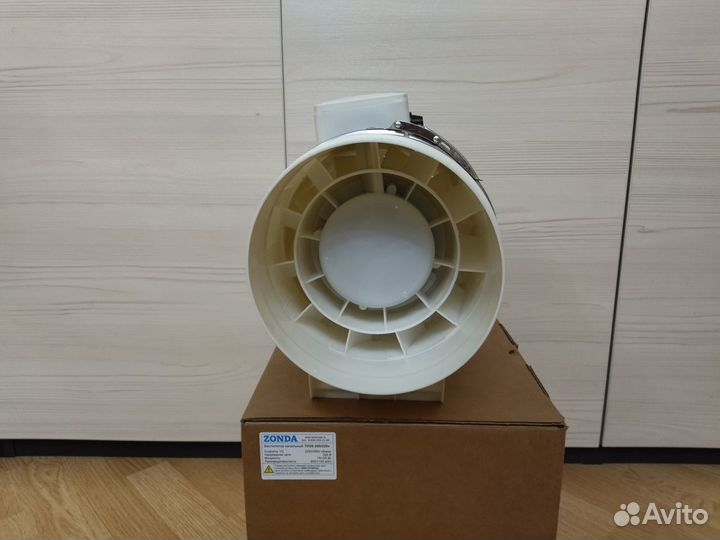 Канальный пластиковый вентилятор