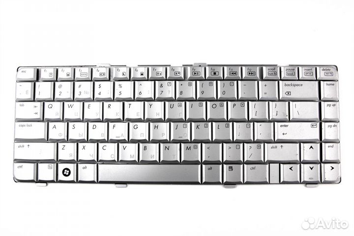 Клавиатура для HP Pavilion DV6000 DV6100 серебро