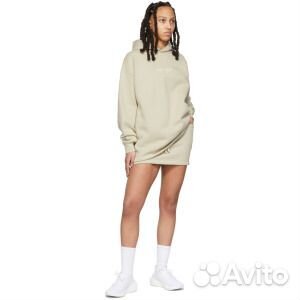 Бежевый свободный худи Essentials