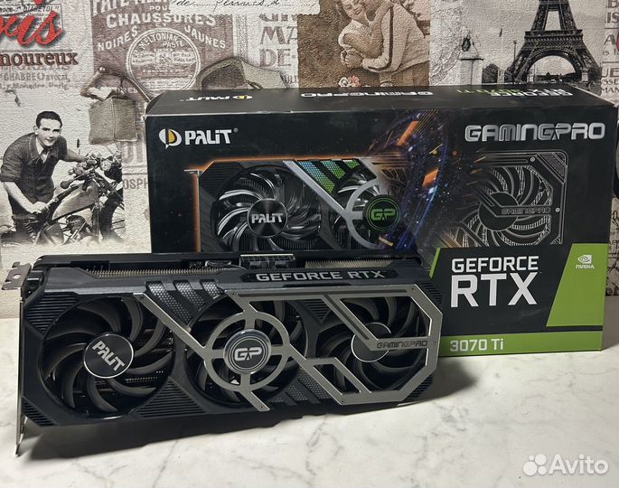 Видеокарта Palit RTX 3070TI GamingPro 8GB