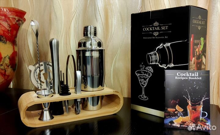 Подарочный коктейльный набор бармена