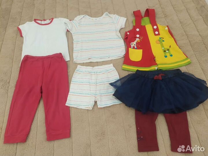 Пакет вещей для девочки 6-12 мес