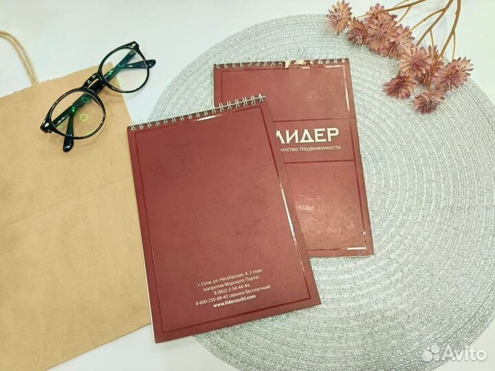 Блокнот для записей на пружине