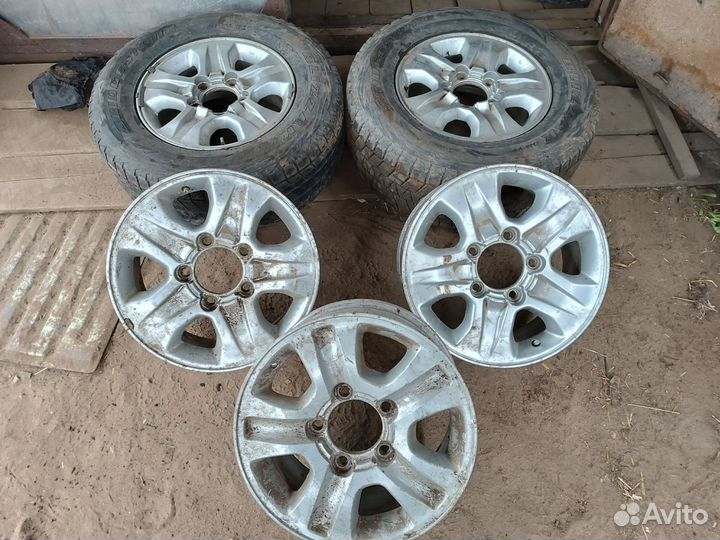Летые диски r17. 5x150 крузак 100й- 200й