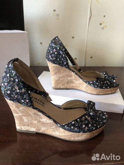 Туфли босоножки женские на танкетке 41 размер