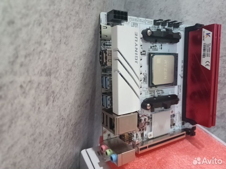 Новый комплект am4 itx ryzen 5-5600gt/озу-32gb