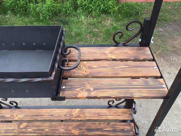 Мангал с крышей