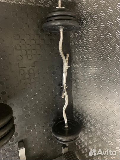 Штанга гриф блины, гантели