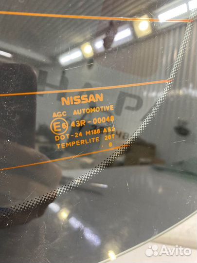 Стекло заднее Nissan Qashqai 2
