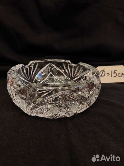 Хрустальная пепельница