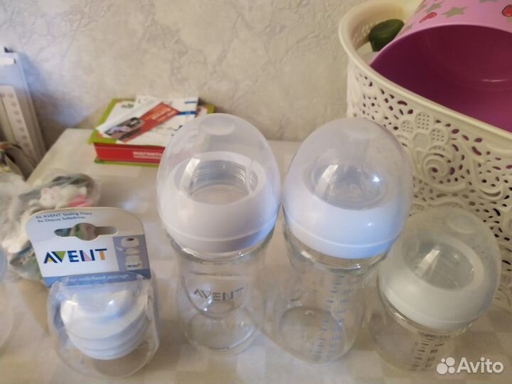 Бутылочка Авент стекло 120 мл