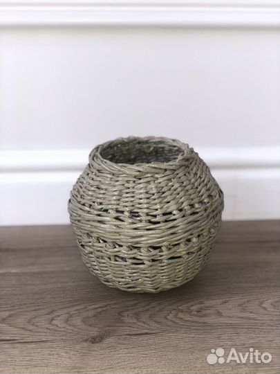 Корзина плетеная на заказ