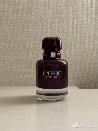 Givenchy LInterdit Rouge остаток во флаконе
