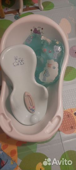 Ванночка,горка,круг,коврик,градусник nuk 6в1