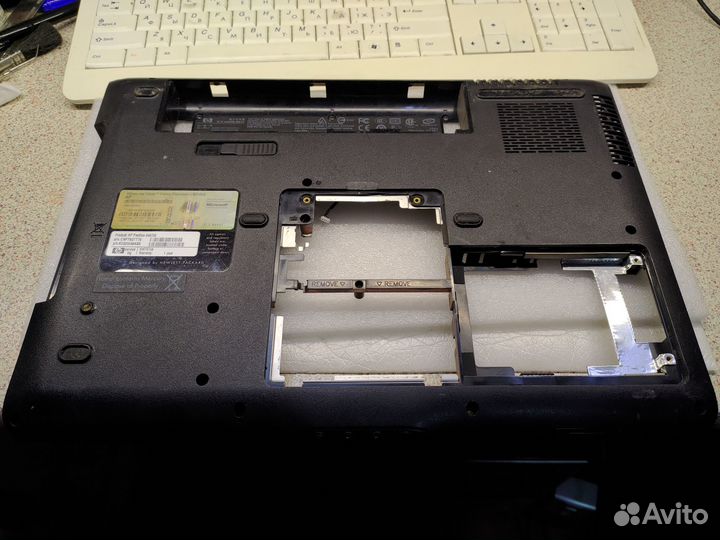 Поддон hp dv6707us dv6700
