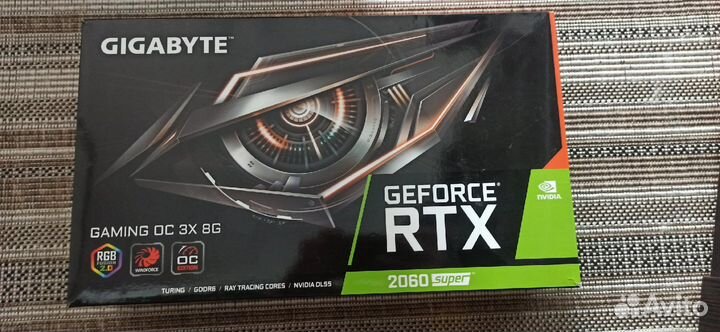 Видеокарта rtx 2060 super gigabyte