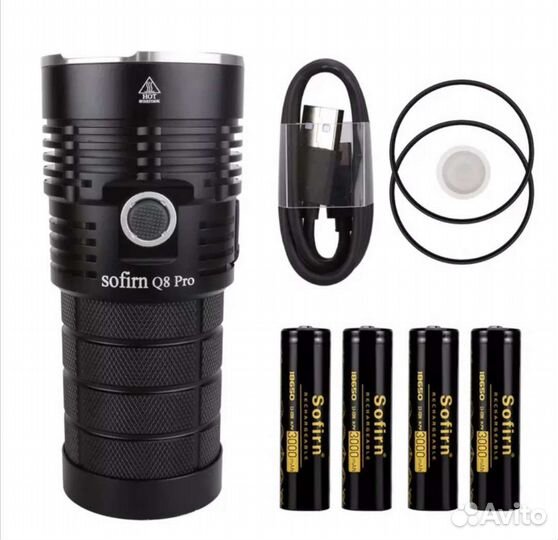 Супер яркий фонарь Sofirn Q8 Pro 11000lm