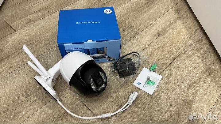 Поворотная PTZ Smart видеокамера на сим-карте 4G