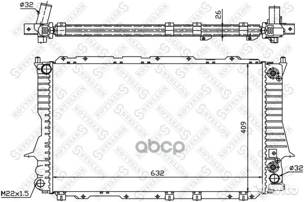 10-25181-SX радиатор системы охлаждения АКПП A