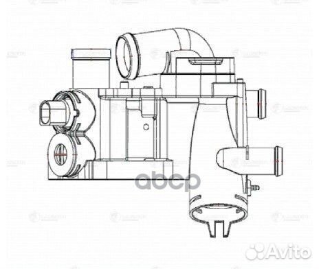 Термостат для а/м Skoda Fabia II (07) 1.4i cggb