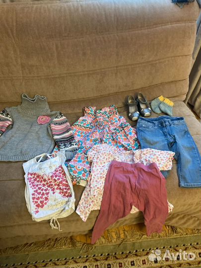 Одежда на девочку 2 лет пакетом