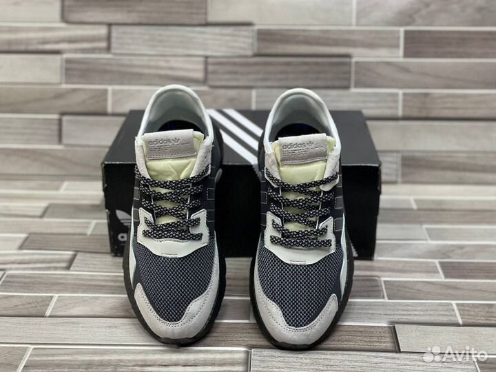 Кроссовки Adidas Nite Jogger Grey Pack Carbon