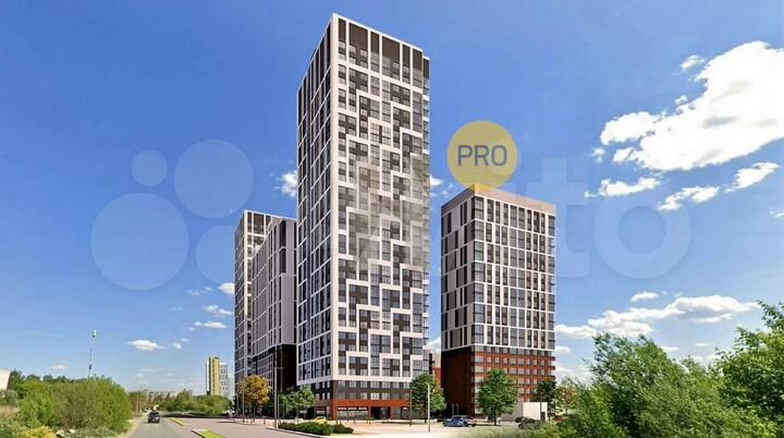 2-к. квартира, 55,5 м², 15/21 эт.