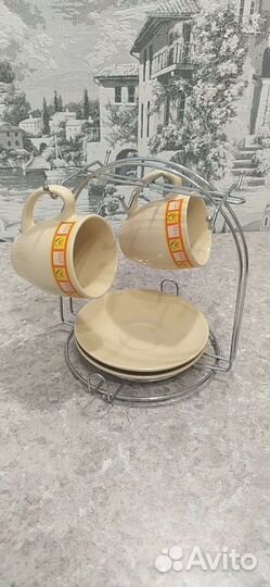 Держатель для чашек и блюдец бу