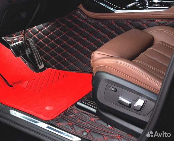 3D Коврики Toyota Land Cruiser из Экокожи