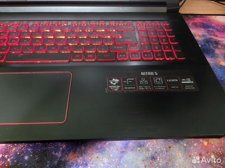 Acer Nitro AN 517-52 на GTX 1650