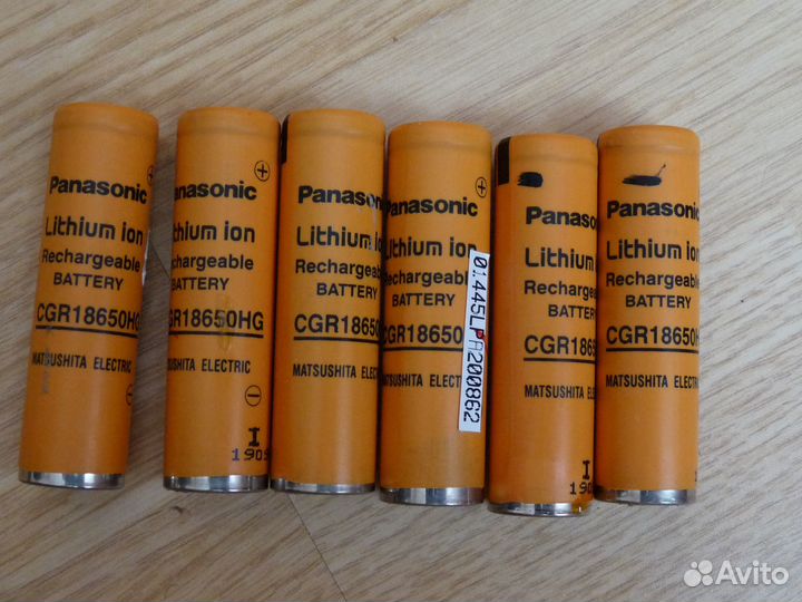 Литиевые аккумуляторы 18650