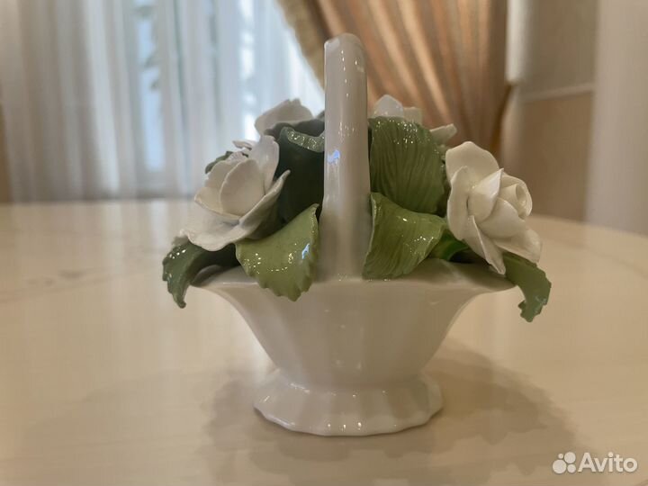 Фарфоровый букет. Белые цветы. Aynsley. Англия