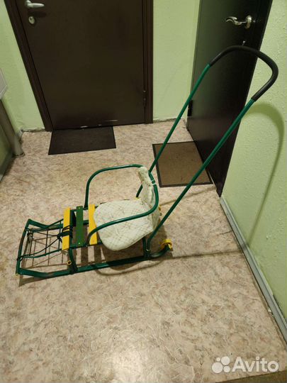 Детские санки с колесами бу