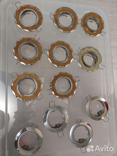 Встраиваемые светильники бу